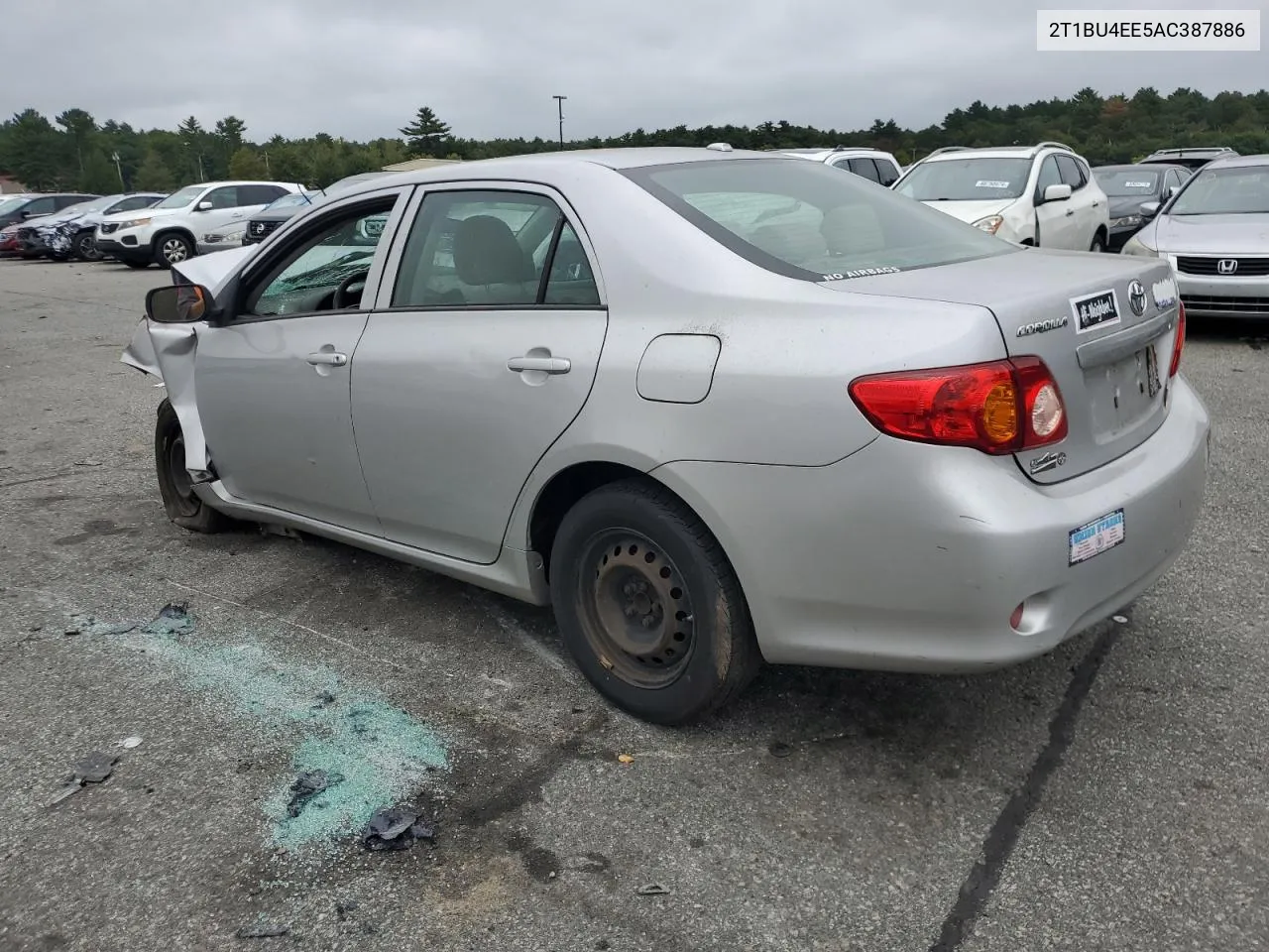 2010 Toyota Corolla Base VIN: 2T1BU4EE5AC387886 Lot: 72042614