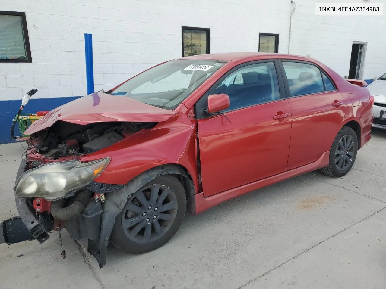 2010 Toyota Corolla Base VIN: 1NXBU4EE4AZ334983 Lot: 72054414