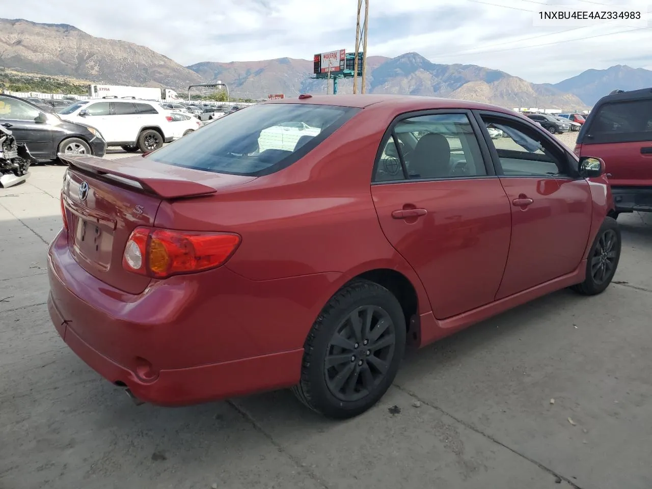 2010 Toyota Corolla Base VIN: 1NXBU4EE4AZ334983 Lot: 72054414