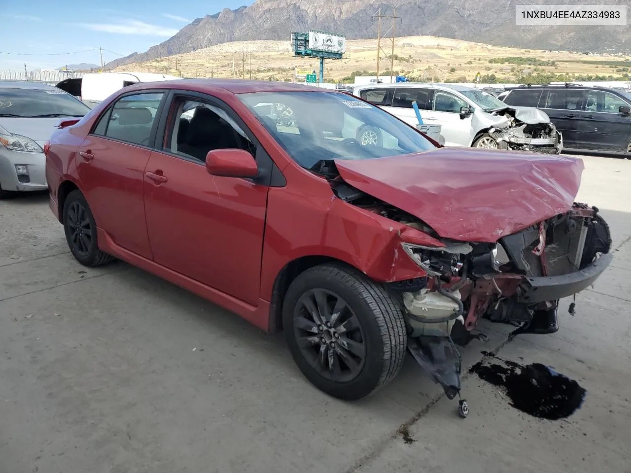 2010 Toyota Corolla Base VIN: 1NXBU4EE4AZ334983 Lot: 72054414