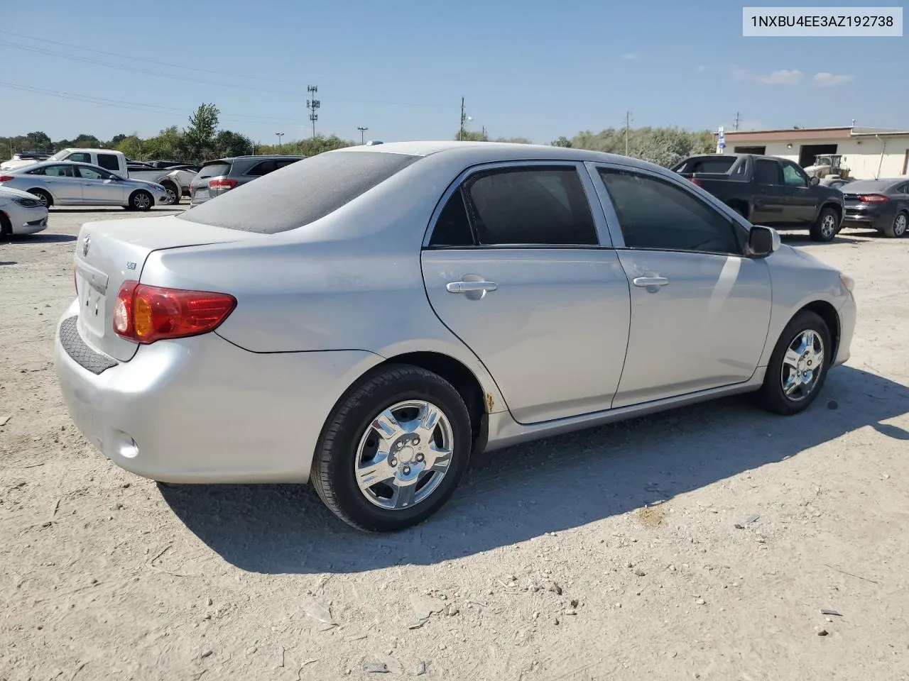 2010 Toyota Corolla Base VIN: 1NXBU4EE3AZ192738 Lot: 72128274