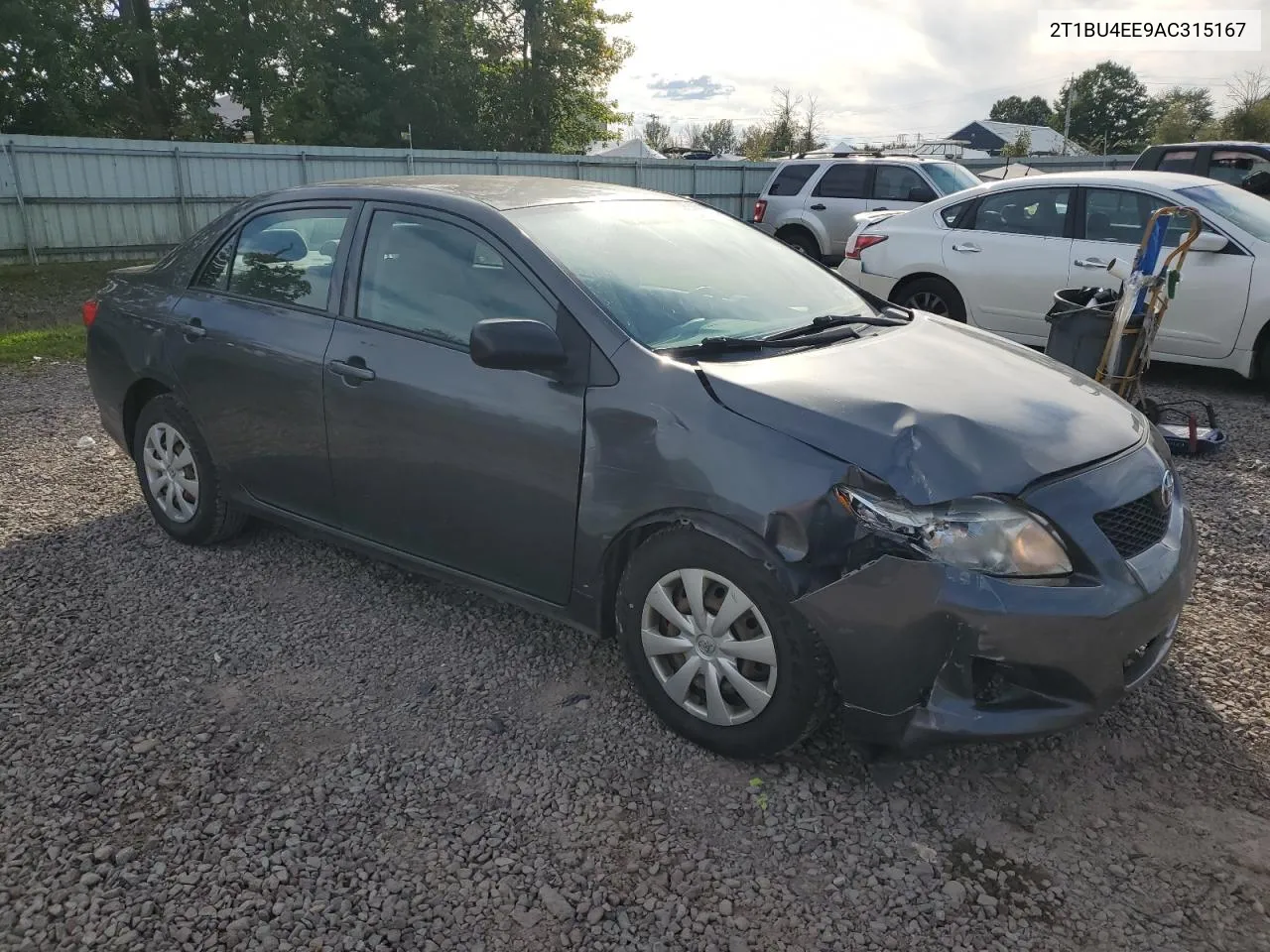 2010 Toyota Corolla Base VIN: 2T1BU4EE9AC315167 Lot: 72177974