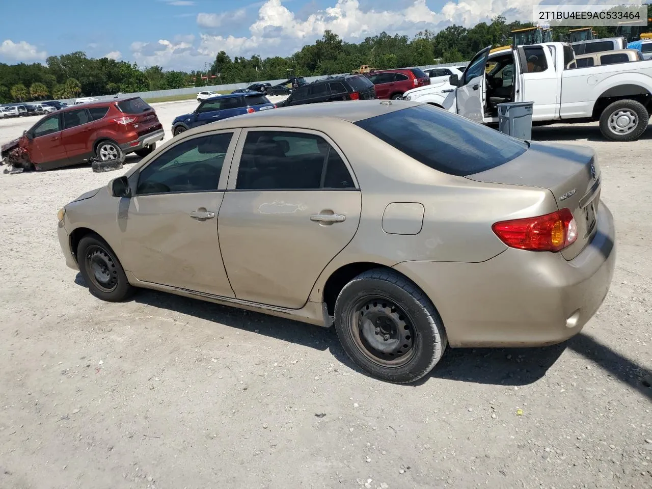 2010 Toyota Corolla Base VIN: 2T1BU4EE9AC533464 Lot: 72181584