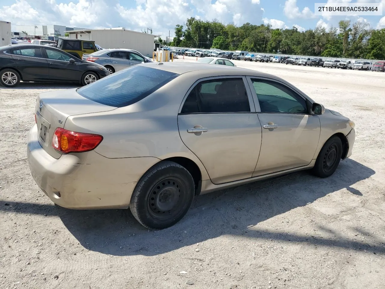 2010 Toyota Corolla Base VIN: 2T1BU4EE9AC533464 Lot: 72181584