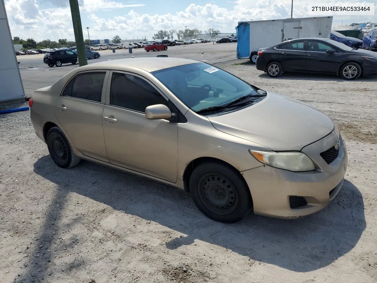 2010 Toyota Corolla Base VIN: 2T1BU4EE9AC533464 Lot: 72181584