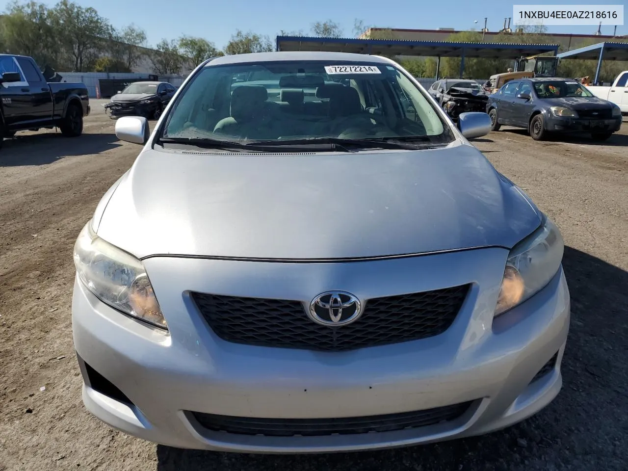 2010 Toyota Corolla Base VIN: 1NXBU4EE0AZ218616 Lot: 72272214