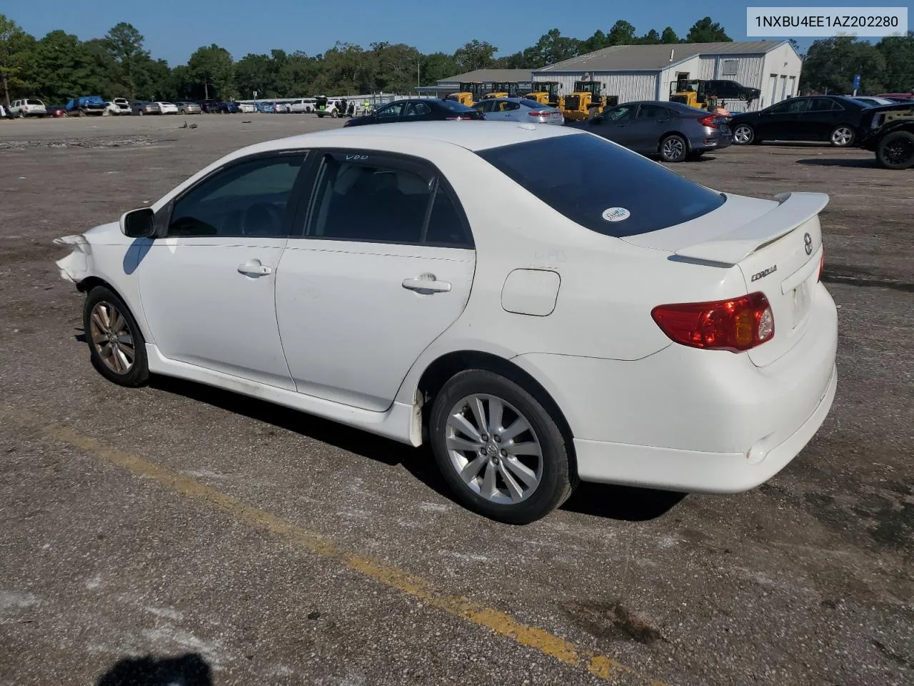 2010 Toyota Corolla Base VIN: 1NXBU4EE1AZ202280 Lot: 72276194