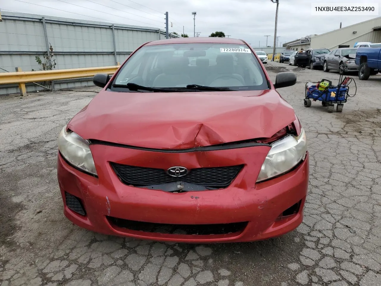 2010 Toyota Corolla Base VIN: 1NXBU4EE3AZ253490 Lot: 72280974