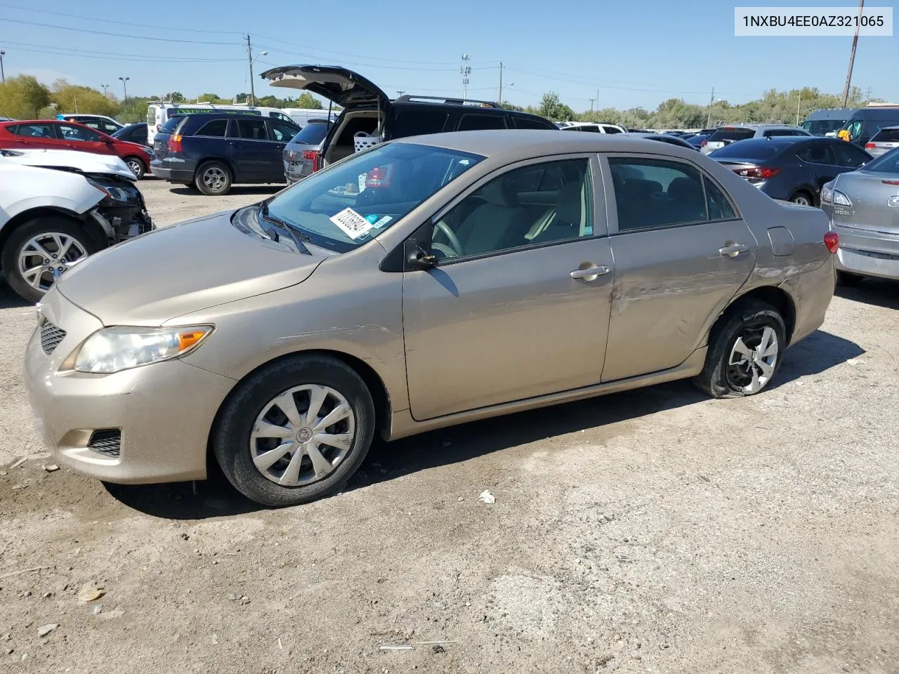 2010 Toyota Corolla Base VIN: 1NXBU4EE0AZ321065 Lot: 72336894