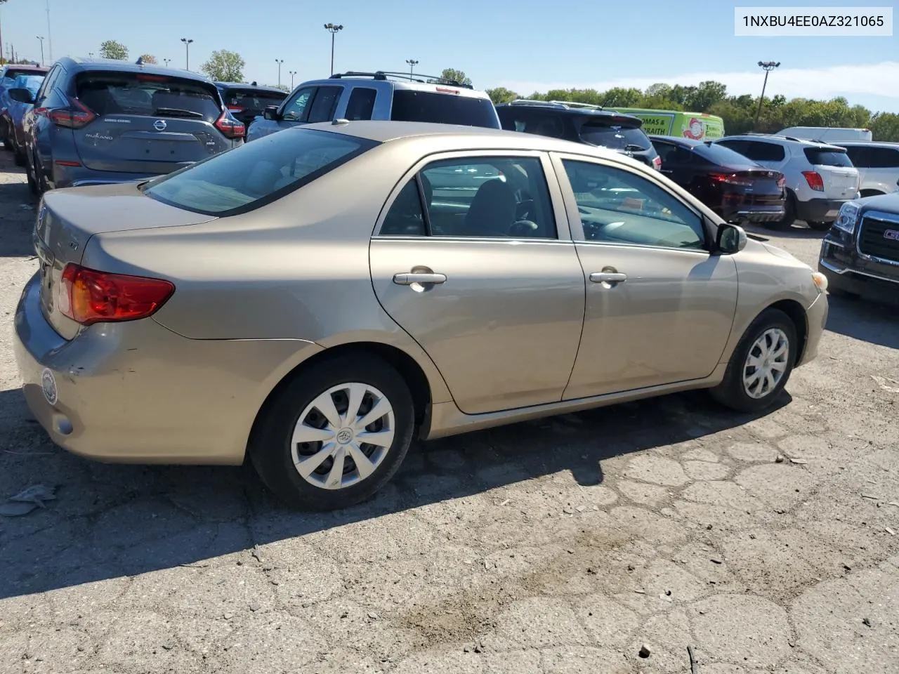 2010 Toyota Corolla Base VIN: 1NXBU4EE0AZ321065 Lot: 72336894