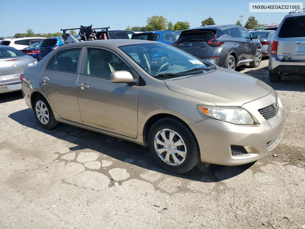 2010 Toyota Corolla Base VIN: 1NXBU4EE0AZ321065 Lot: 72336894