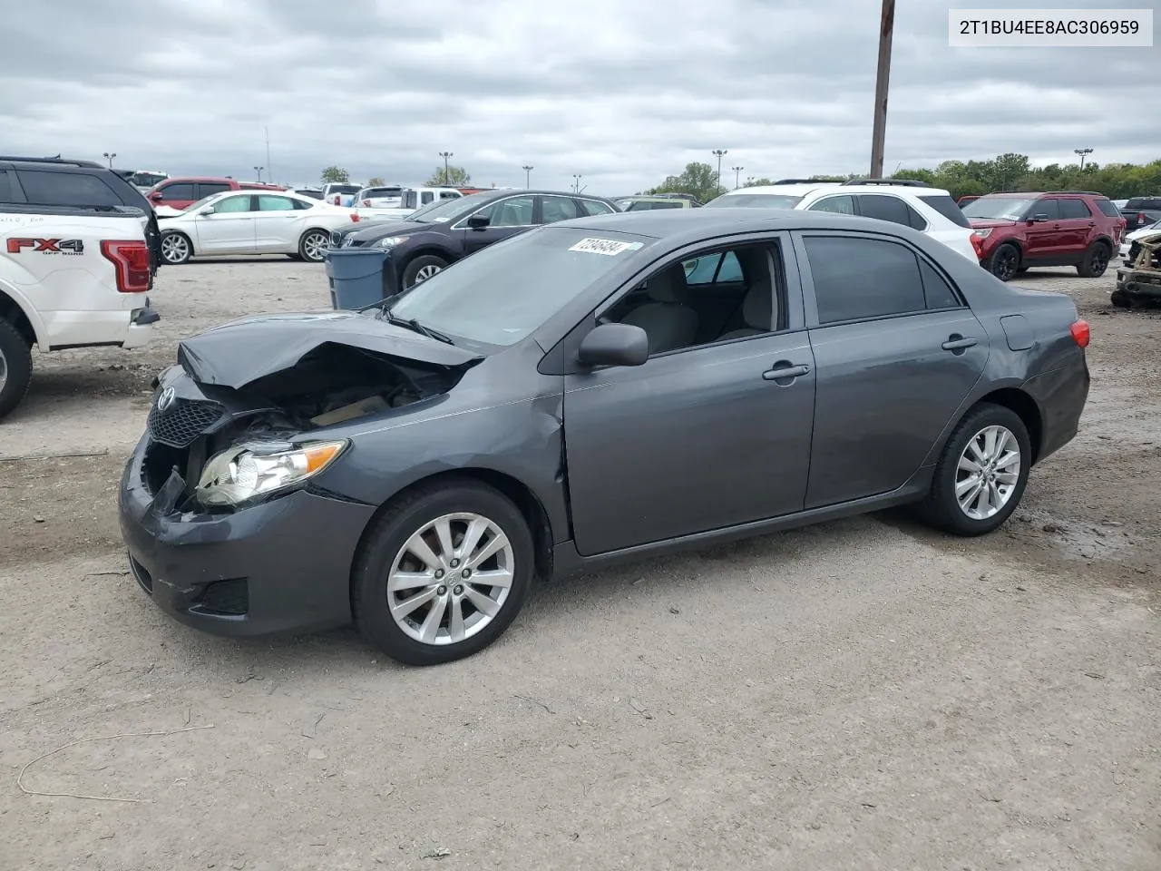 2010 Toyota Corolla Base VIN: 2T1BU4EE8AC306959 Lot: 72346484