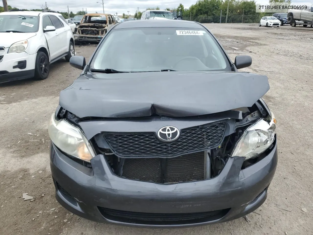 2010 Toyota Corolla Base VIN: 2T1BU4EE8AC306959 Lot: 72346484