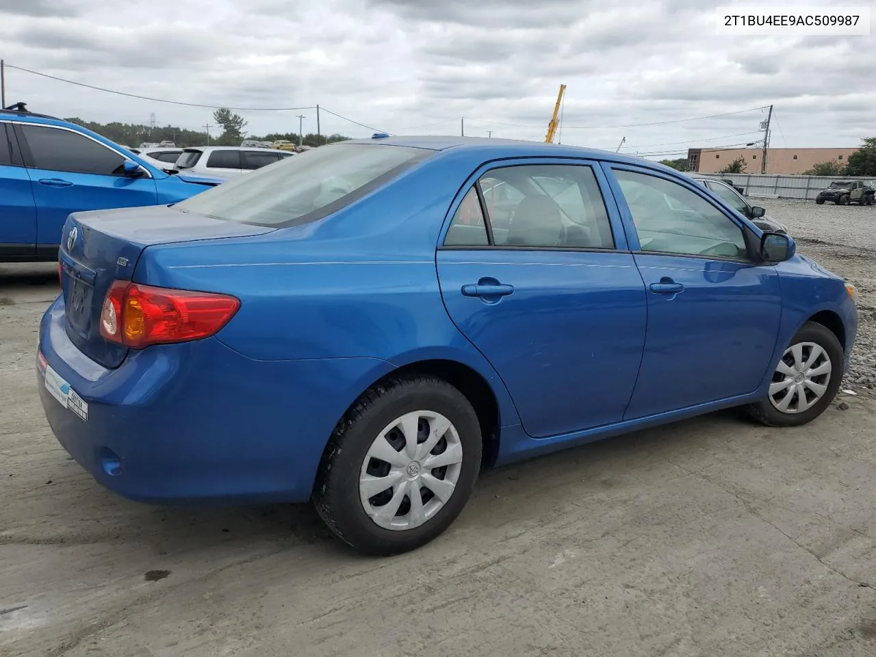 2010 Toyota Corolla Base VIN: 2T1BU4EE9AC509987 Lot: 72387244