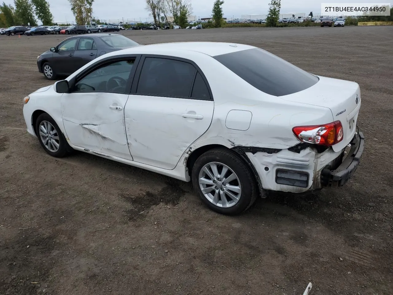 2010 Toyota Corolla Base VIN: 2T1BU4EE4AC344950 Lot: 72778154