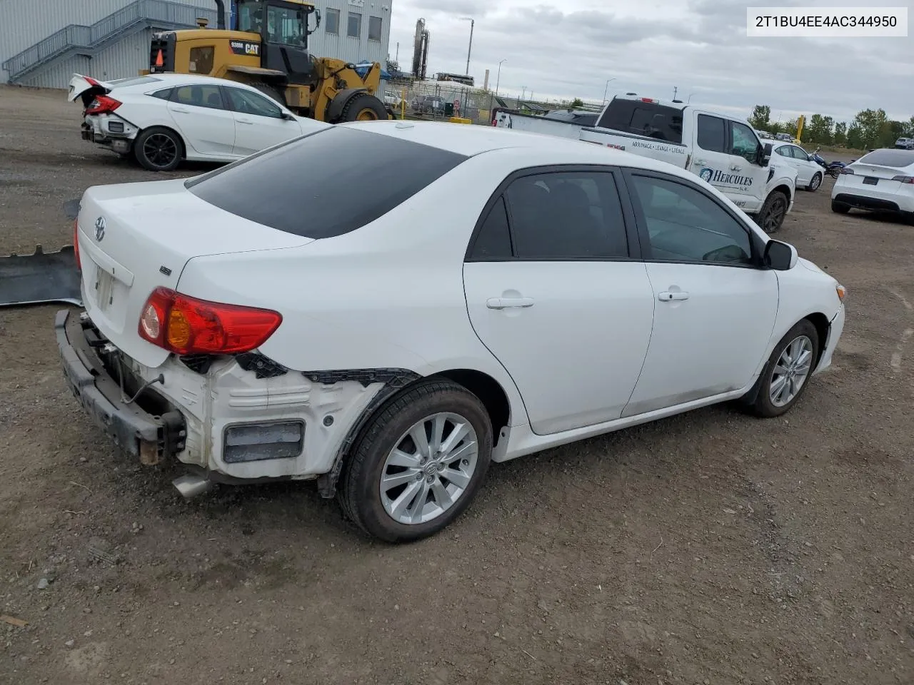 2010 Toyota Corolla Base VIN: 2T1BU4EE4AC344950 Lot: 72778154