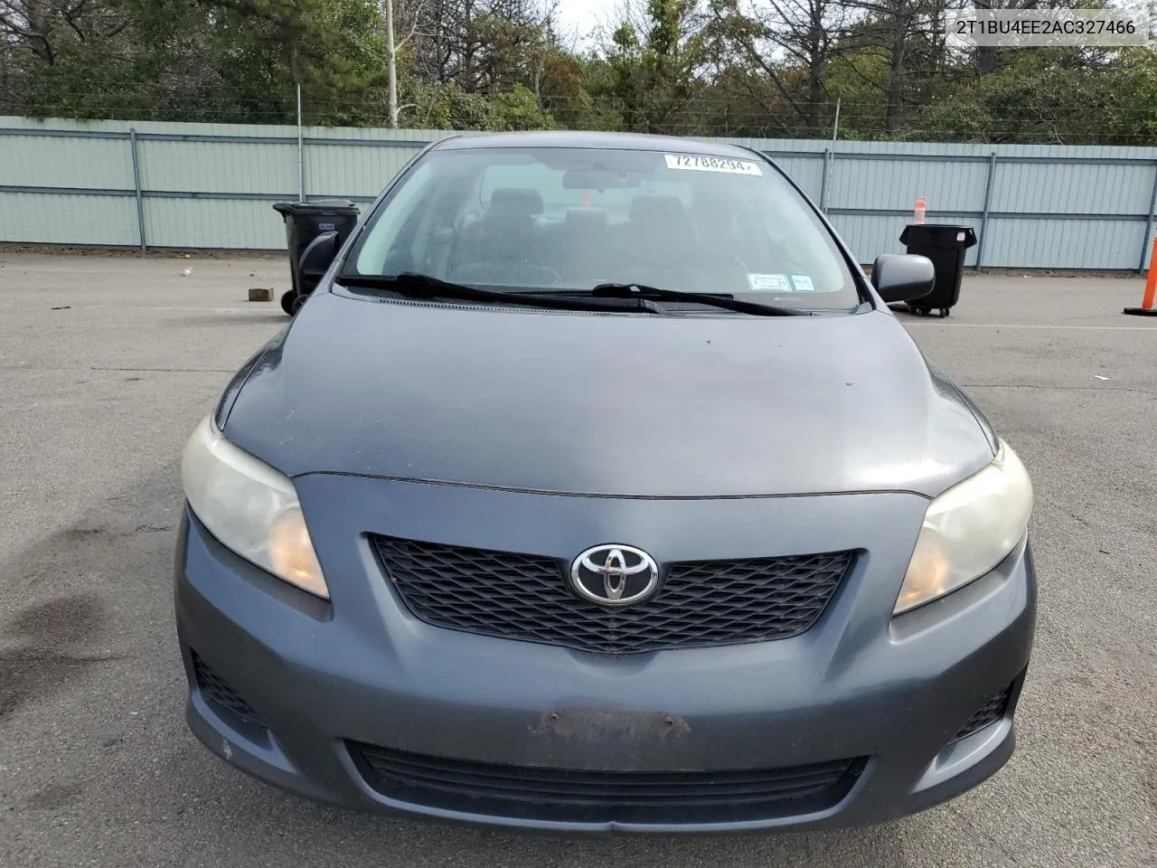 2010 Toyota Corolla Base VIN: 2T1BU4EE2AC327466 Lot: 72788294