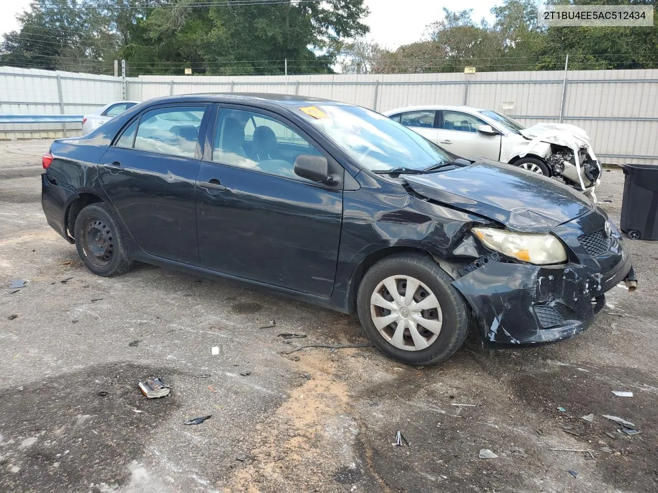 2010 Toyota Corolla Base VIN: 2T1BU4EE5AC512434 Lot: 72916814