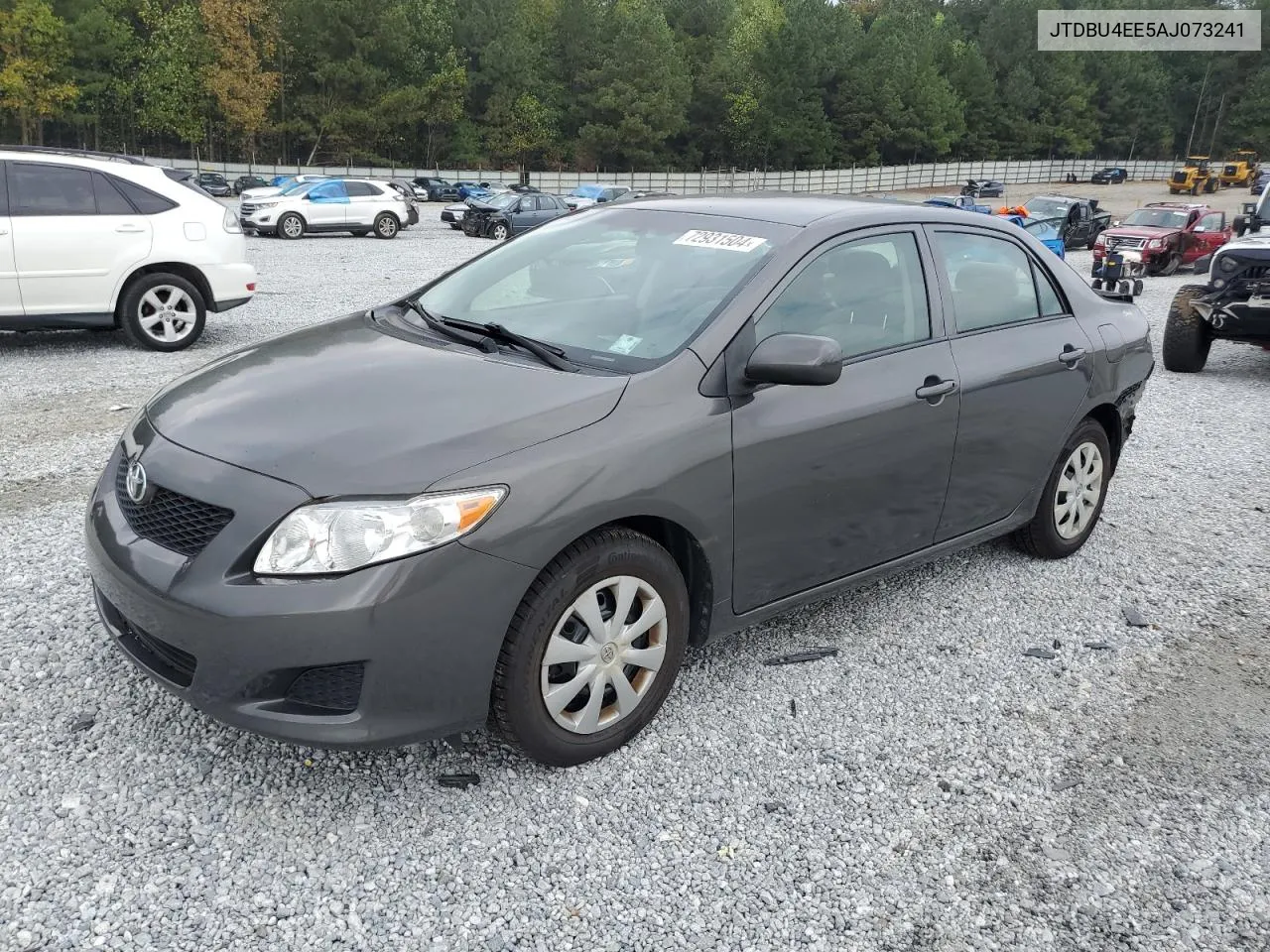 2010 Toyota Corolla Base VIN: JTDBU4EE5AJ073241 Lot: 72931504