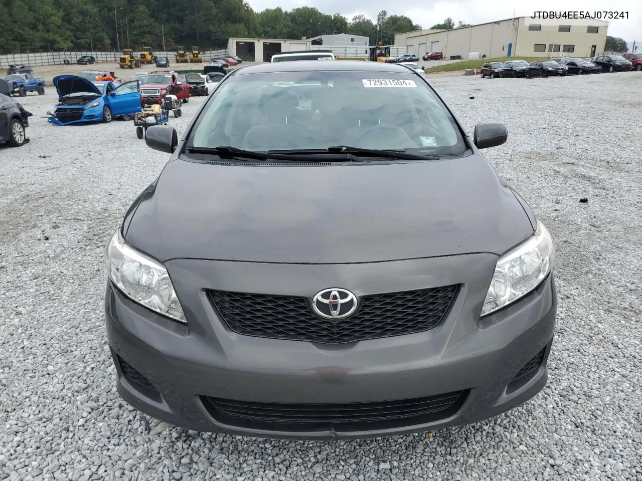 2010 Toyota Corolla Base VIN: JTDBU4EE5AJ073241 Lot: 72931504