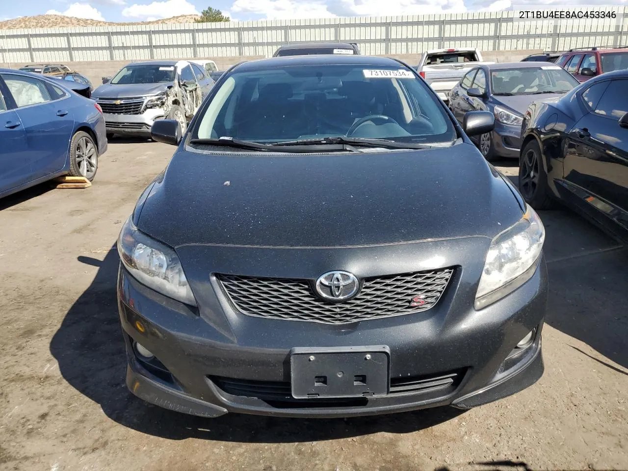 2010 Toyota Corolla Base VIN: 2T1BU4EE8AC453346 Lot: 73107534