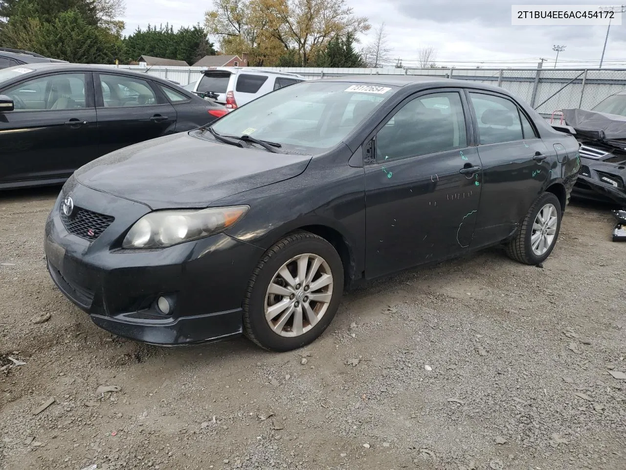 2010 Toyota Corolla Base VIN: 2T1BU4EE6AC454172 Lot: 73172654