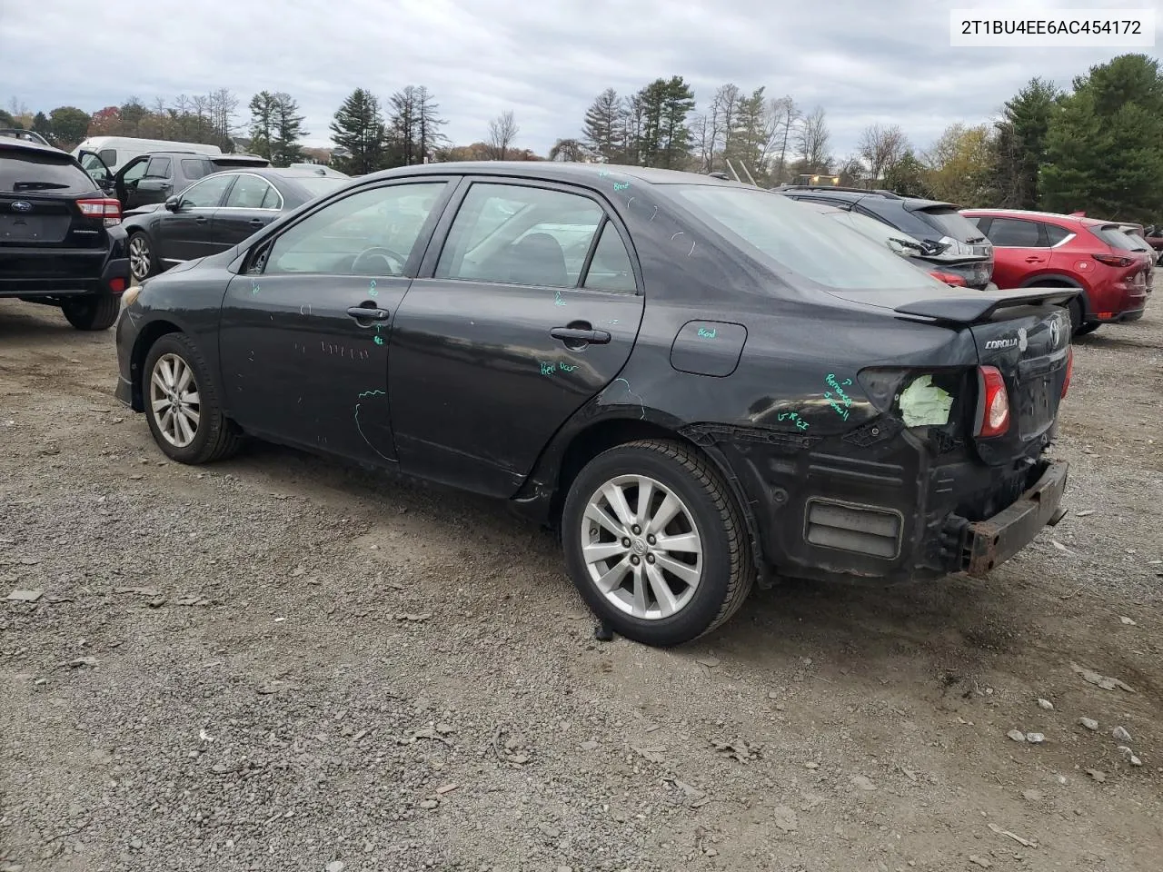 2010 Toyota Corolla Base VIN: 2T1BU4EE6AC454172 Lot: 73172654