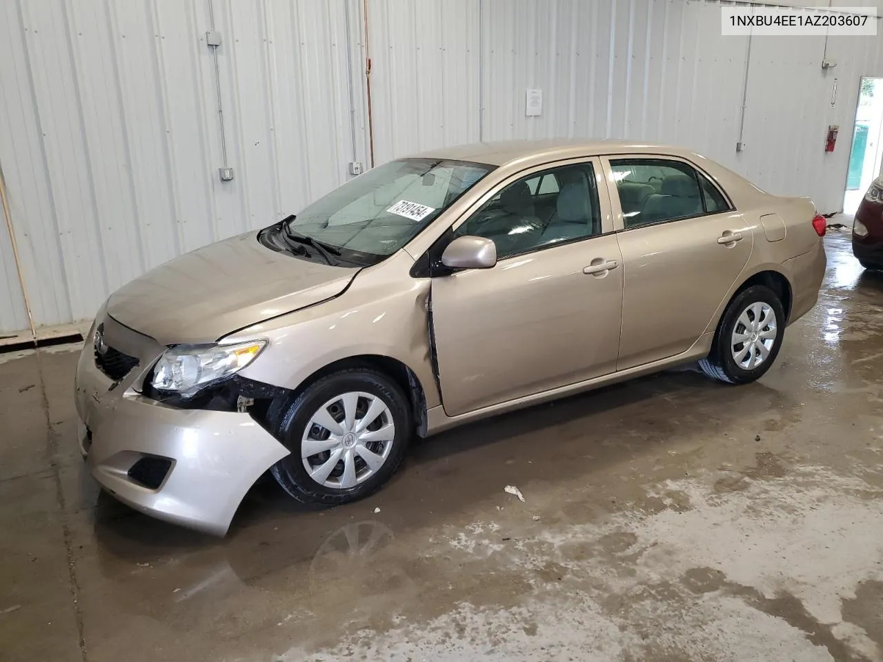 2010 Toyota Corolla Base VIN: 1NXBU4EE1AZ203607 Lot: 73191454