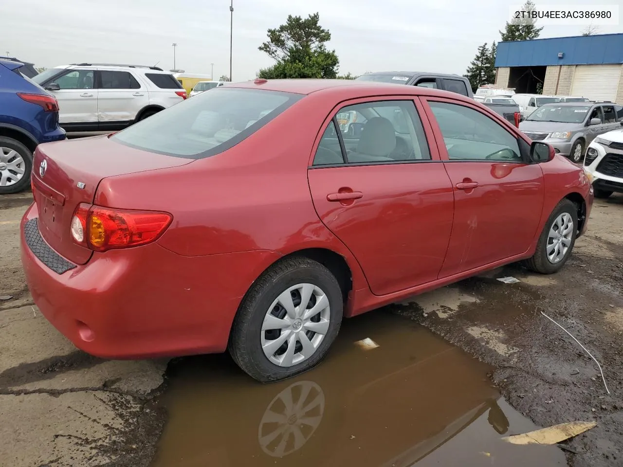 2010 Toyota Corolla Base VIN: 2T1BU4EE3AC386980 Lot: 73193854