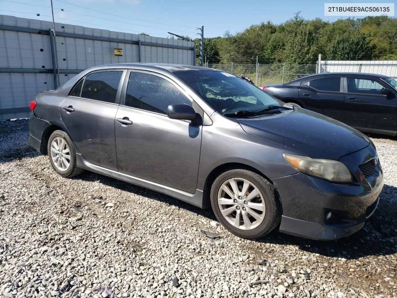 2010 Toyota Corolla Base VIN: 2T1BU4EE9AC506135 Lot: 73200404