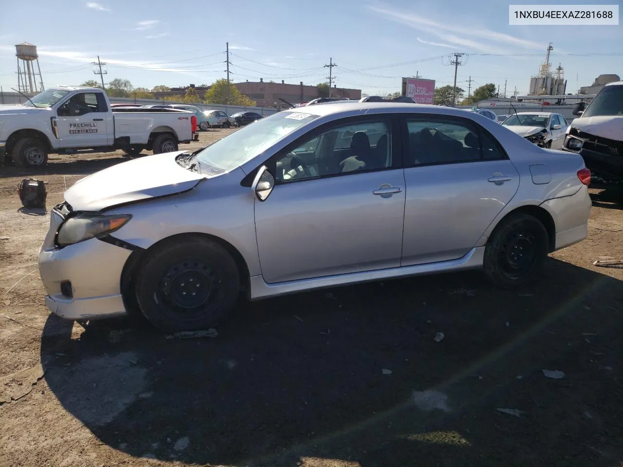 2010 Toyota Corolla Base VIN: 1NXBU4EEXAZ281688 Lot: 73238034