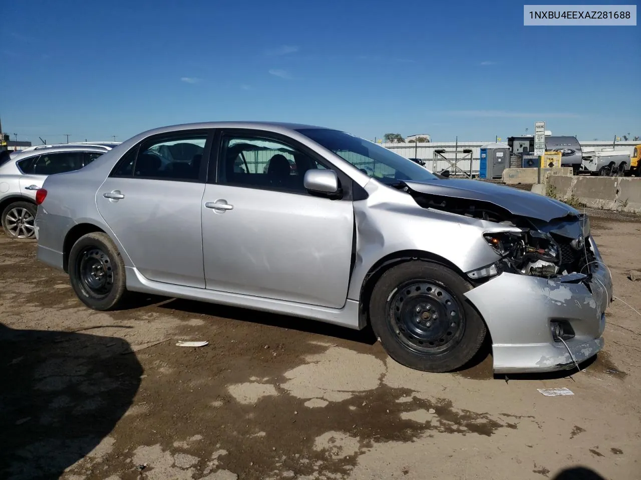 2010 Toyota Corolla Base VIN: 1NXBU4EEXAZ281688 Lot: 73238034