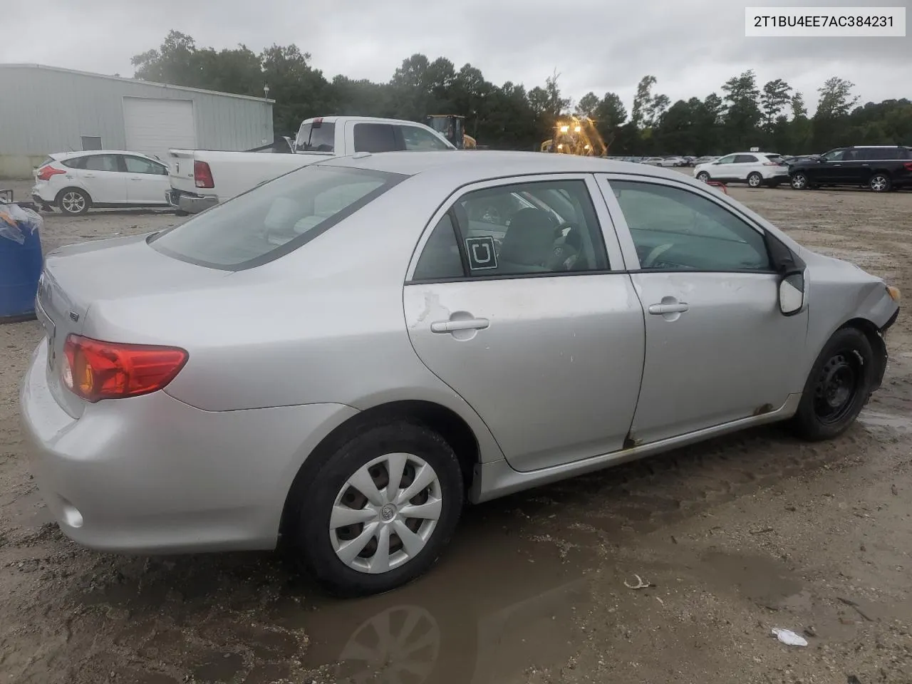 2010 Toyota Corolla Base VIN: 2T1BU4EE7AC384231 Lot: 73361174