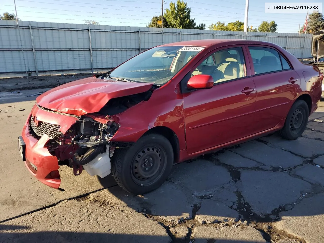 2010 Toyota Corolla Base VIN: JTDBU4EE6A9115238 Lot: 73561164