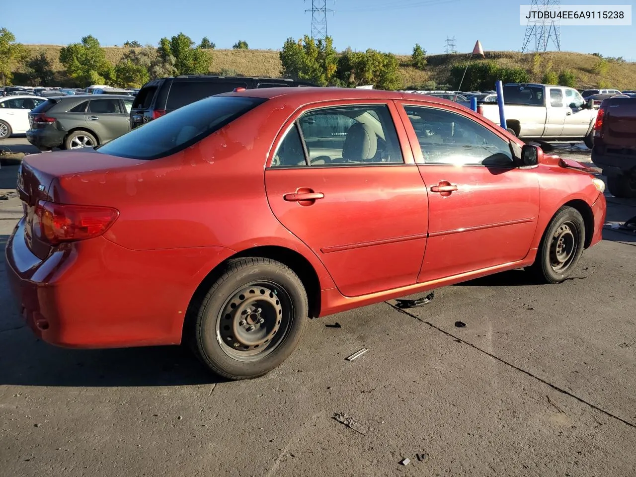 2010 Toyota Corolla Base VIN: JTDBU4EE6A9115238 Lot: 73561164