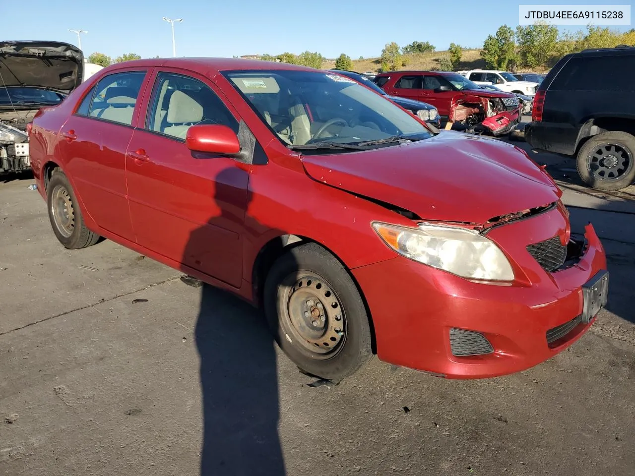 2010 Toyota Corolla Base VIN: JTDBU4EE6A9115238 Lot: 73561164