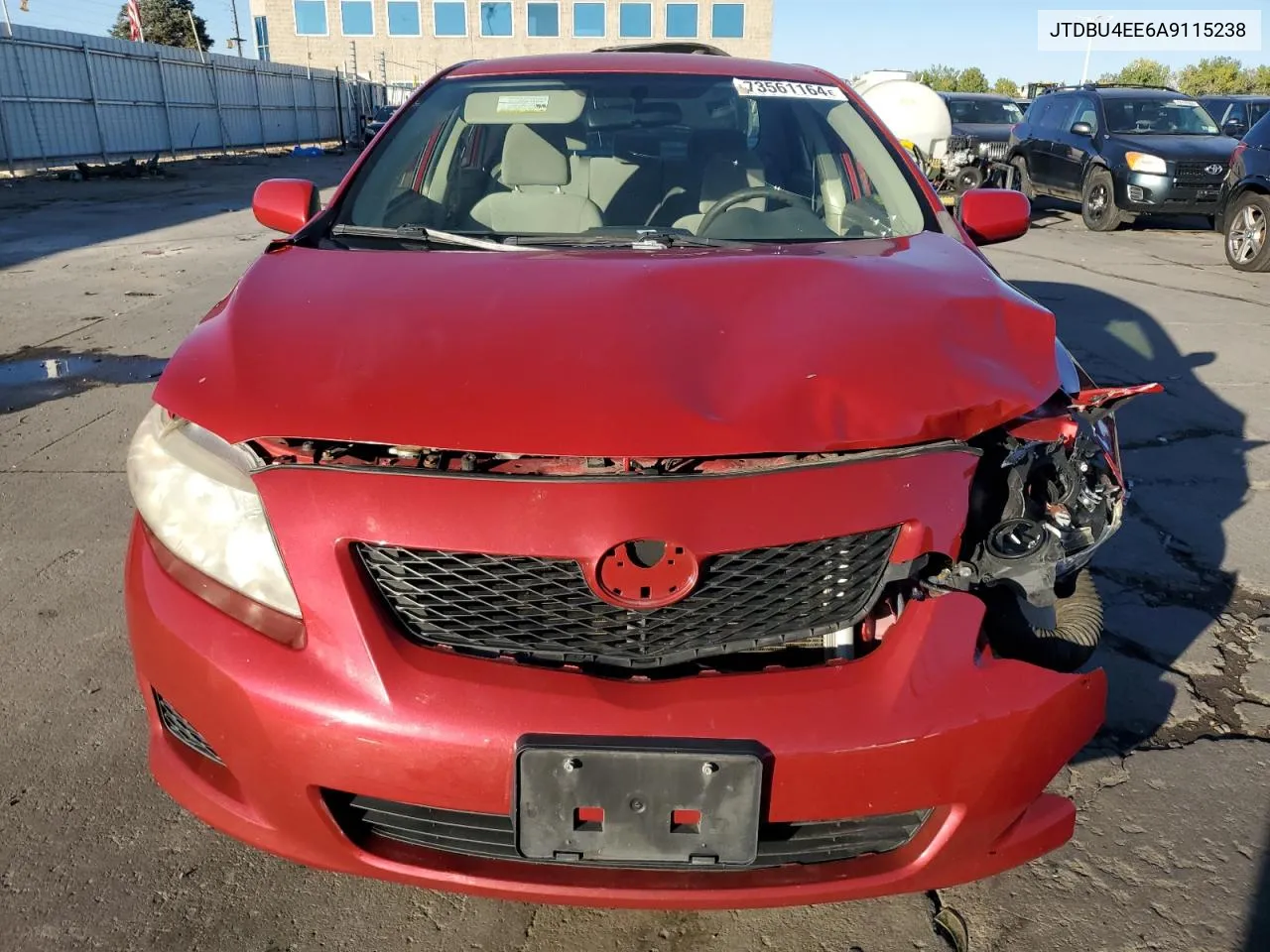 2010 Toyota Corolla Base VIN: JTDBU4EE6A9115238 Lot: 73561164