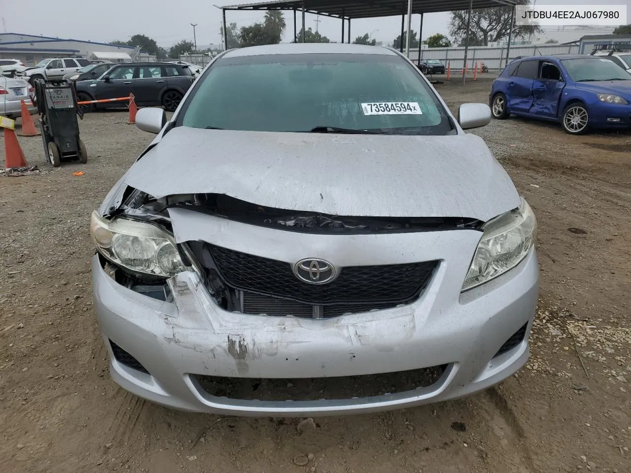 2010 Toyota Corolla Base VIN: JTDBU4EE2AJ067980 Lot: 73584594