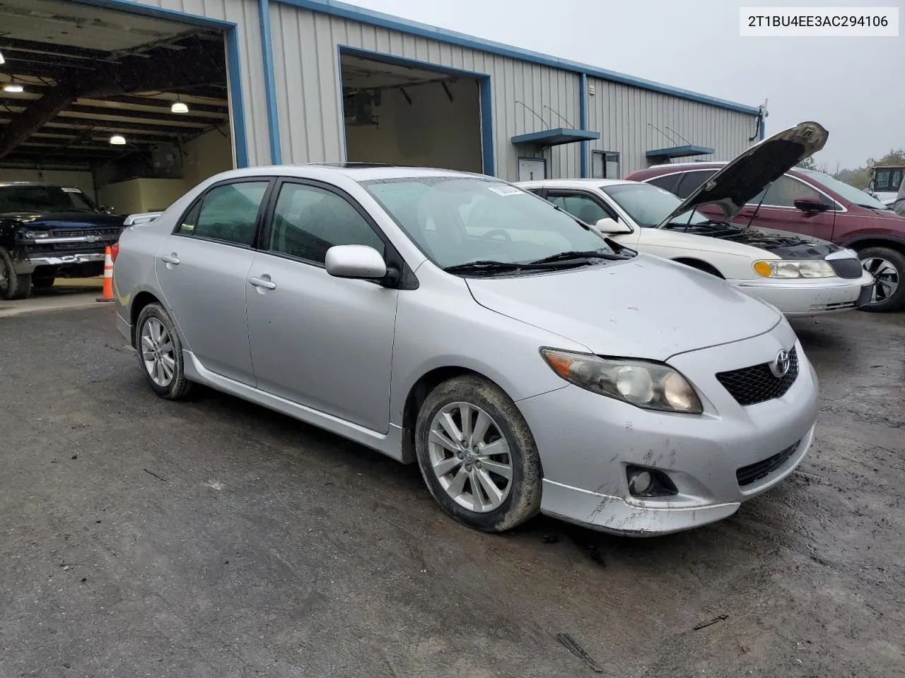 2010 Toyota Corolla Base VIN: 2T1BU4EE3AC294106 Lot: 73630724