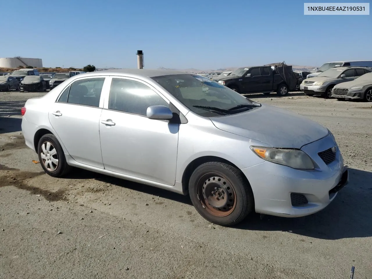 2010 Toyota Corolla Base VIN: 1NXBU4EE4AZ190531 Lot: 73661304