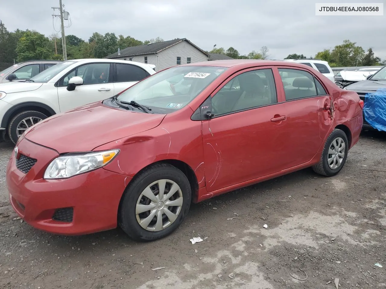 2010 Toyota Corolla Base VIN: JTDBU4EE6AJ080568 Lot: 73719454