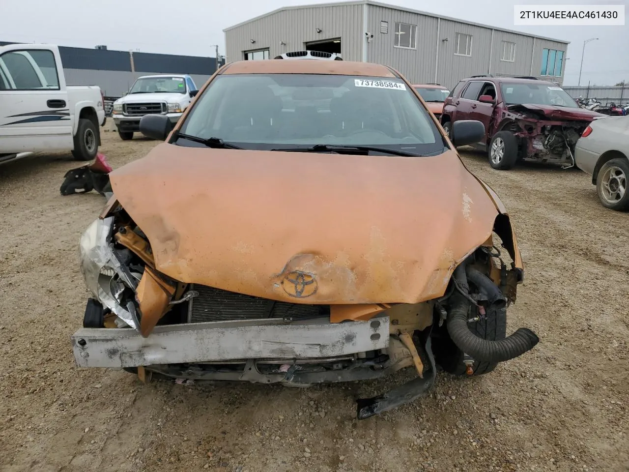 2010 Toyota Corolla Matrix VIN: 2T1KU4EE4AC461430 Lot: 73738584