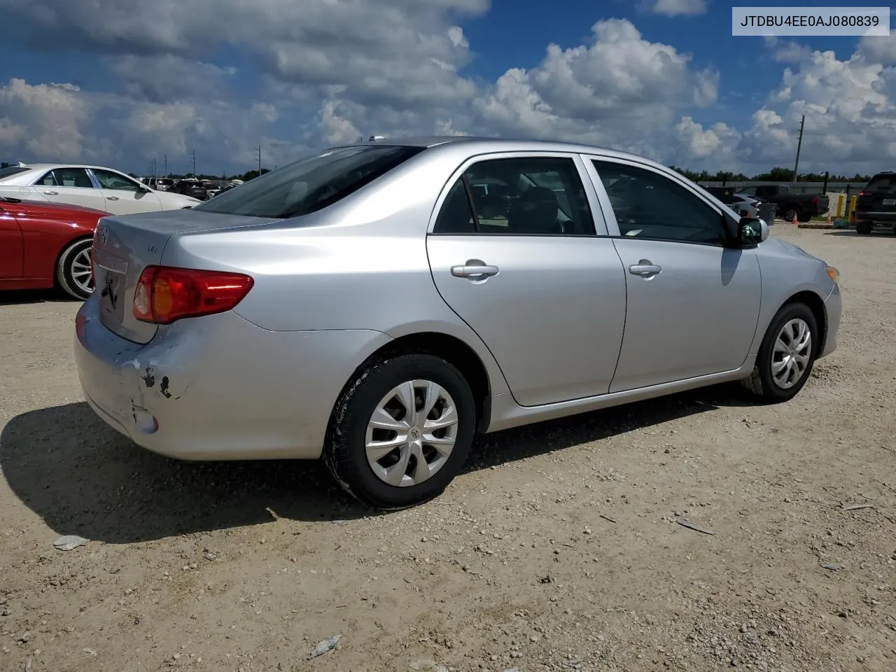 2010 Toyota Corolla Base VIN: JTDBU4EE0AJ080839 Lot: 73757994