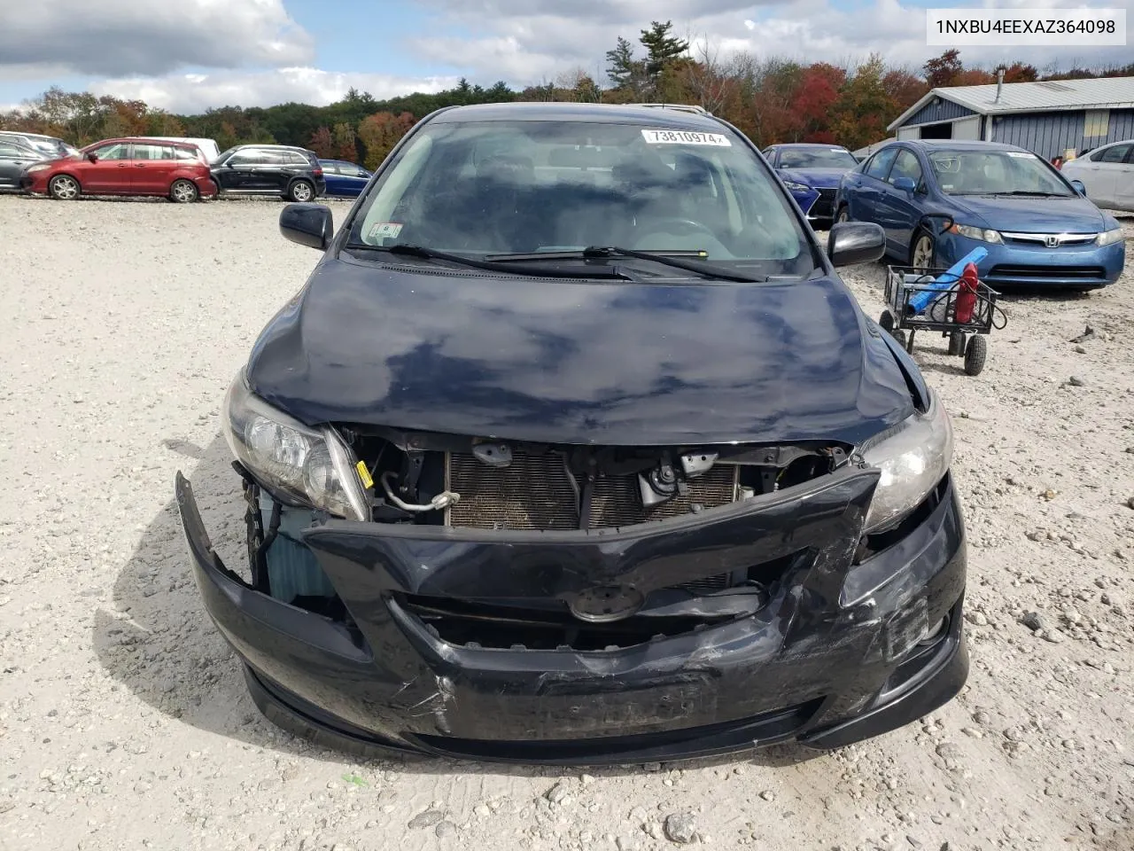 2010 Toyota Corolla Base VIN: 1NXBU4EEXAZ364098 Lot: 73810974