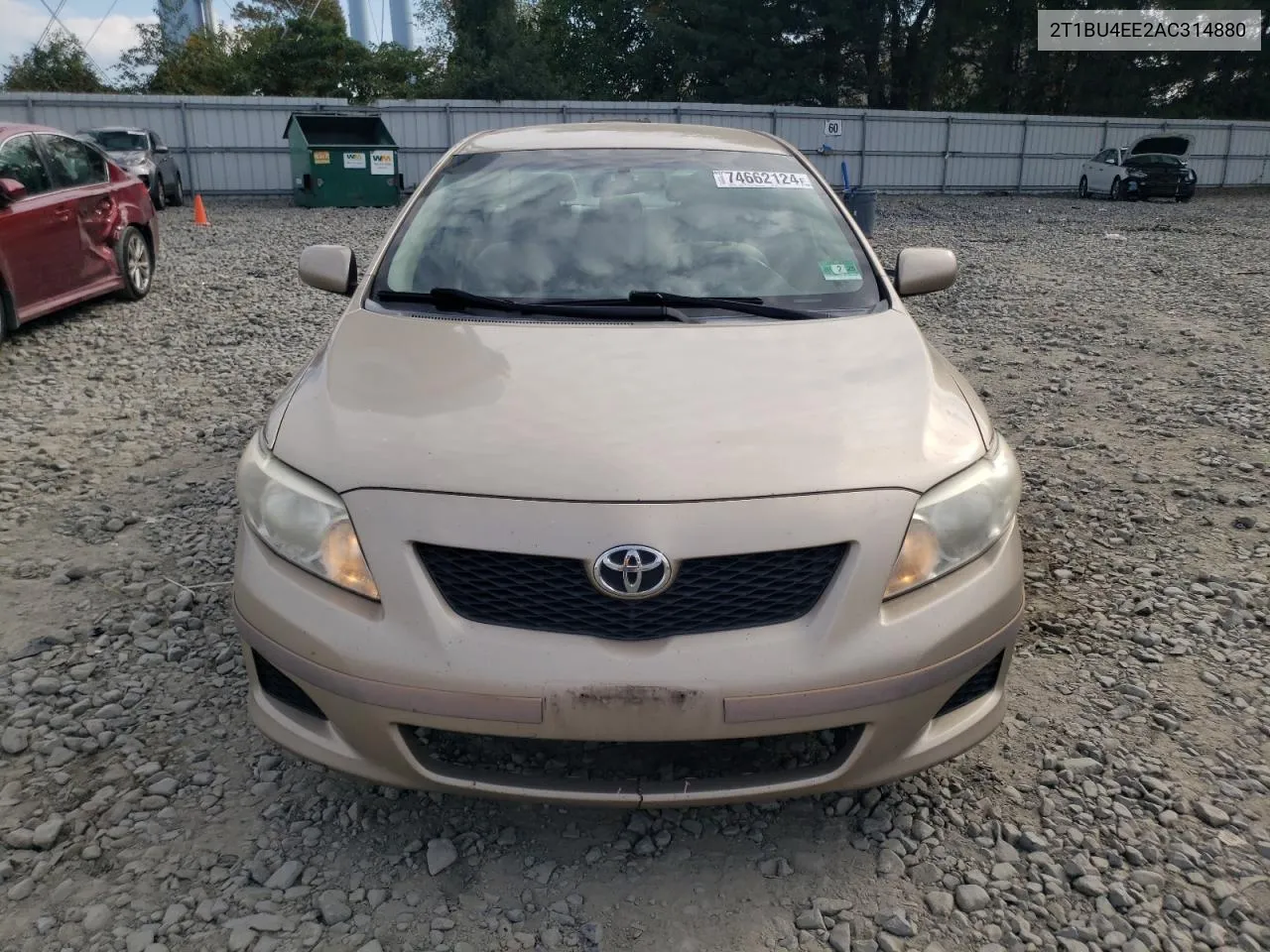 2010 Toyota Corolla Base VIN: 2T1BU4EE2AC314880 Lot: 73868324