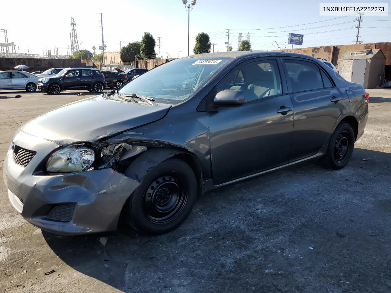 2010 Toyota Corolla Base VIN: 1NXBU4EE1AZ252273 Lot: 73892014