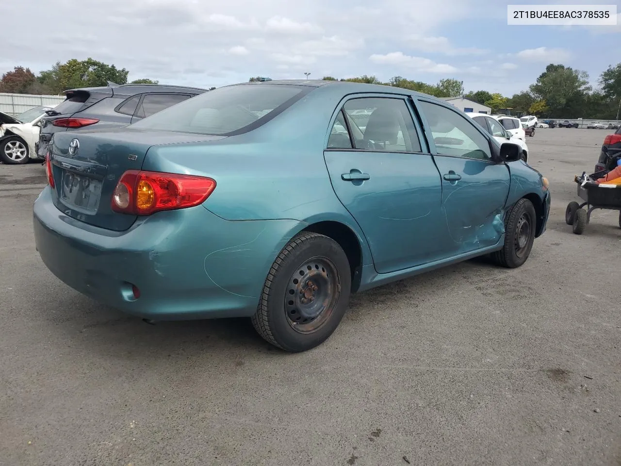 2010 Toyota Corolla Base VIN: 2T1BU4EE8AC378535 Lot: 73954404