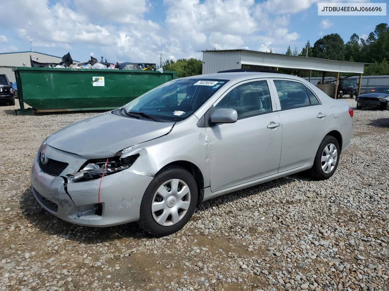 2010 Toyota Corolla Base VIN: JTDBU4EE0AJ066696 Lot: 74025834