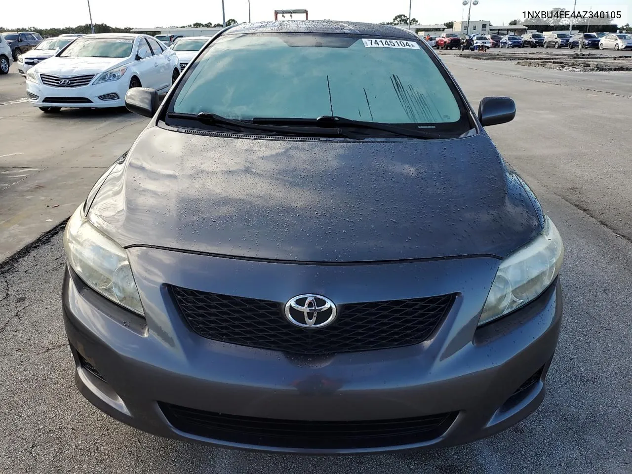 2010 Toyota Corolla Base VIN: 1NXBU4EE4AZ340105 Lot: 74145104