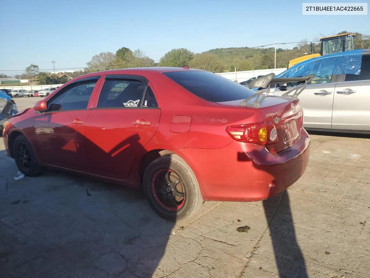 2010 Toyota Corolla Base VIN: 2T1BU4EE1AC422665 Lot: 74194384